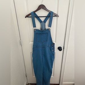 Blue denim overalls(Never Worn)